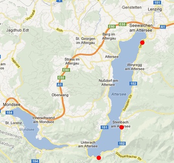 Attersee Map